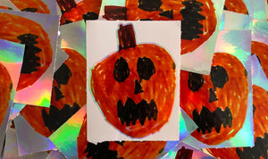 OG Pumpkin Holographic Sticker