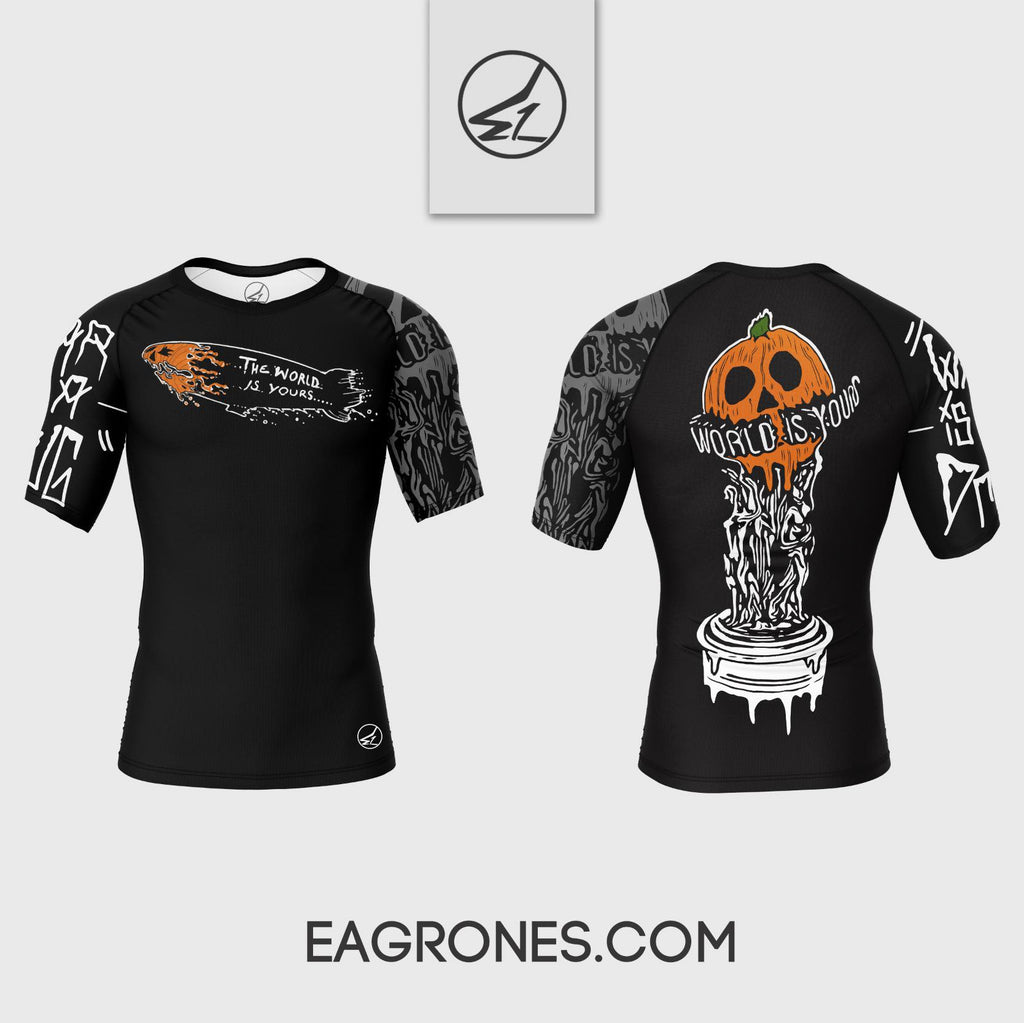 World Is Yours Short Sleeve Rash Guard