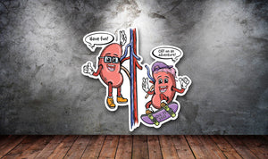 Off on an Adventure Sticker