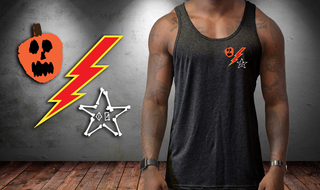 Pumpkin Bolts & Bones Tank